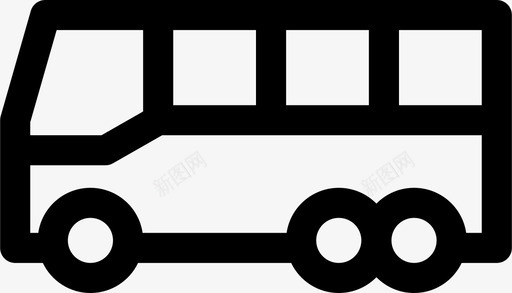 公共汽车城际公共交通图标svg_新图网 https://ixintu.com 公共交通 公共汽车 城际 旅行 车辆 运输组件