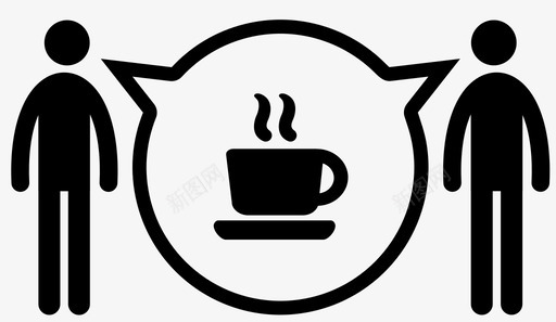 集体咖啡协议决定图标svg_新图网 https://ixintu.com 决定 协议 发言 命令 多数 演讲者 集体咖啡