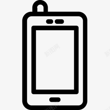 手机智能手机科技线图标图标