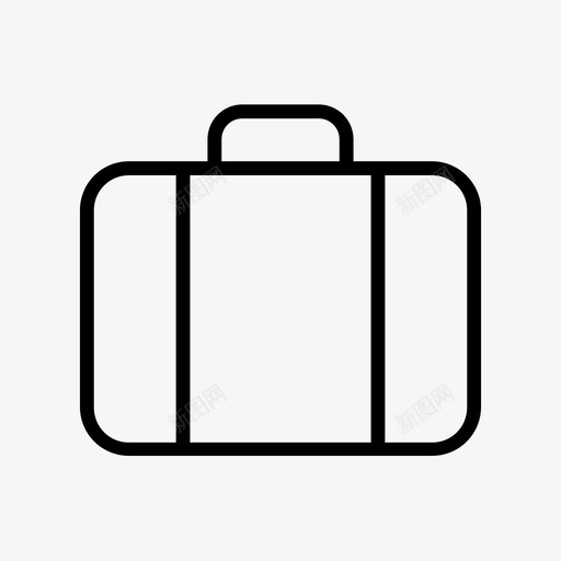 旅行袋公文包行李图标svg_新图网 https://ixintu.com 公文包 手提箱 旅行袋 行李