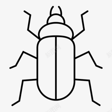 甲虫动物虫子图标图标