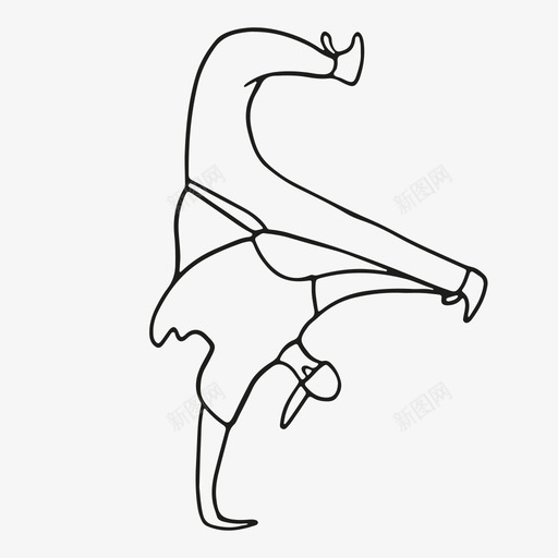 霹雳舞涂鸦嘻哈图标svg_新图网 https://ixintu.com 嘻哈 涂鸦 说唱 霹雳舞