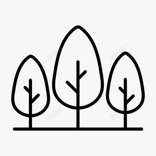 公园花园草本植物图标svg_新图网 https://ixintu.com 公园 树木 植物 自然 花园 草本植物