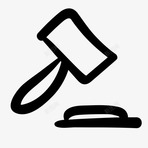 木槌法庭涂鸦图标svg_新图网 https://ixintu.com 木槌 法官 法庭 法律 涂鸦 涂鸦商铺财务