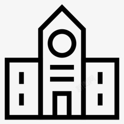 建筑大学建筑大学商业图标高清图片