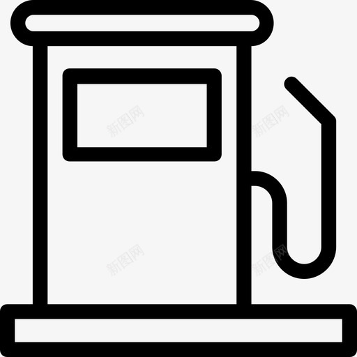 加油站加油泵科技路线图标svg_新图网 https://ixintu.com 加油泵 加油站 科技路线图标