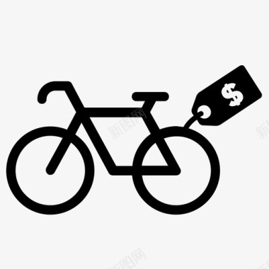 自行车买卖自行车收藏图标图标
