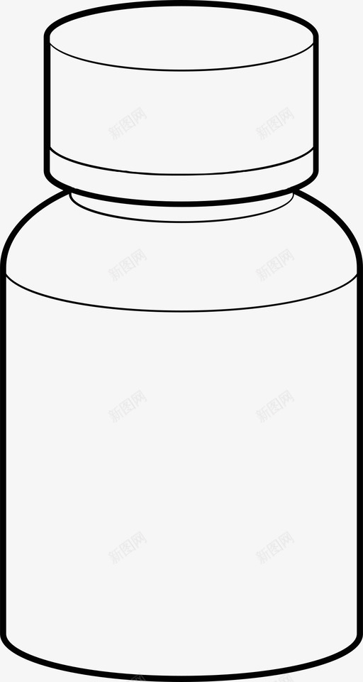 瓶子医疗用品用品图标svg_新图网 https://ixintu.com 医疗用品 瓶子 用品