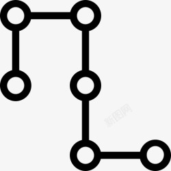 矢量科技线框图案大熊座天文学星座图标高清图片