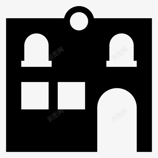 建筑城市商业图标svg_新图网 https://ixintu.com 商业 地产 城市 建筑 建筑房地产雕文图标 纺织