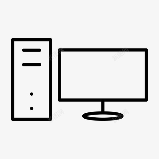计算机计算机显示器计算机屏幕图标svg_新图网 https://ixintu.com cpu 工作站 计算机 计算机屏幕 计算机显示器