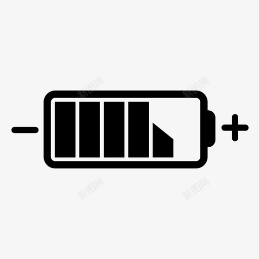 电动备用充电电池图标svg_新图网 https://ixintu.com 电动备用充电电池