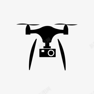 无人机航空摄影图标图标