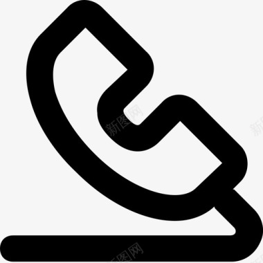 电话通讯电话接收器图标图标
