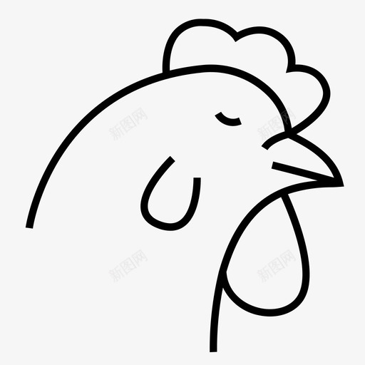 母鸡动物鸡图标svg_新图网 https://ixintu.com 农场 动物 家禽 母鸡 母鸡收藏 鸡