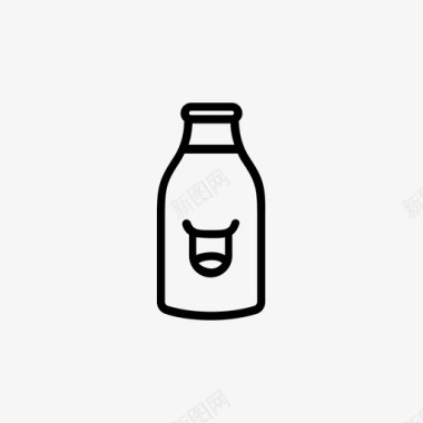 奶瓶奶制品饮料图标图标