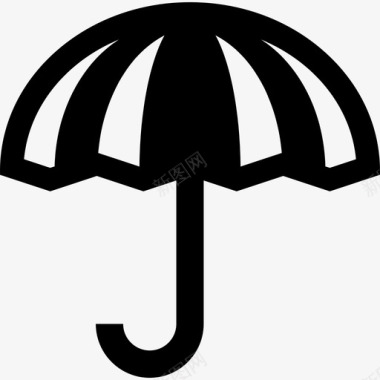 雨伞天气然后是公共场所图标图标