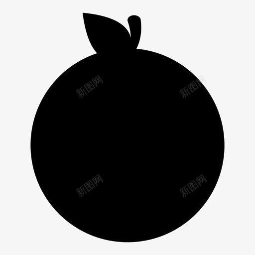 橘子食物水果图标svg_新图网 https://ixintu.com 橘子 水果 食物
