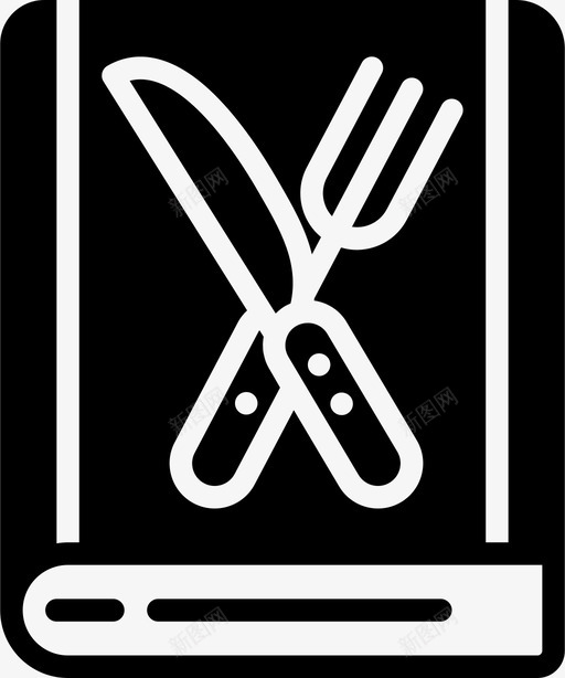 烹饪书食物厨房图标svg_新图网 https://ixintu.com smashicons厨房工具固体 厨房 烹饪书 食物
