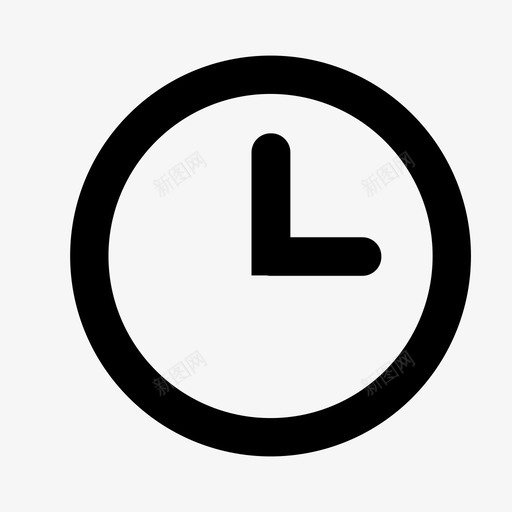 时间svg_新图网 https://ixintu.com 时间 iconfont-time2