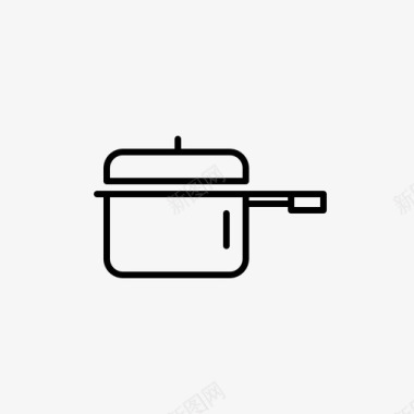 压力锅厨房锅图标图标