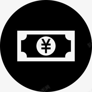 日元账户货币图标图标