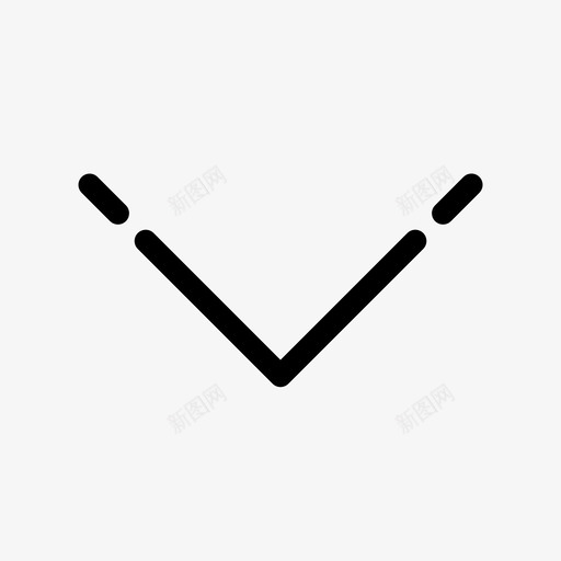 向下箭头插入符号方向图标svg_新图网 https://ixintu.com 下载 向下箭头 指针 插入符号 方向