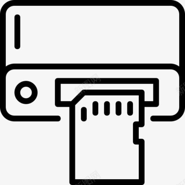 读卡器存储器sd卡图标图标