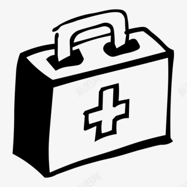 急救箱医疗箱图标图标