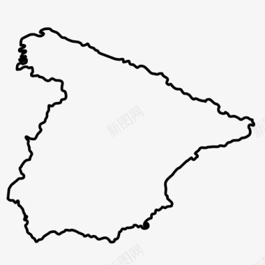 西班牙国家欧洲图标图标