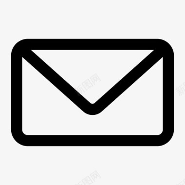 电子邮件信封办公室图标图标