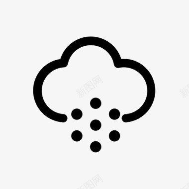 天气气候云图标图标