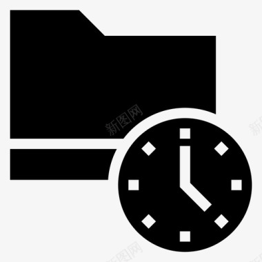 时间时钟截止日期图标图标