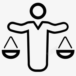 金融决策商业决策分析平衡图标高清图片