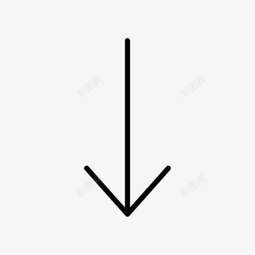 下箭头下减少图标svg_新图网 https://ixintu.com 下 下箭头 减少 滚动