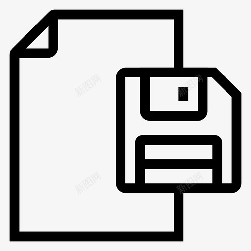 文件扩展名文件夹图标svg_新图网 https://ixintu.com 业务线图标 保存 扩展名 文件 文件夹 格式 纸张