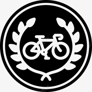 最佳自行车手奖励自行车图标图标