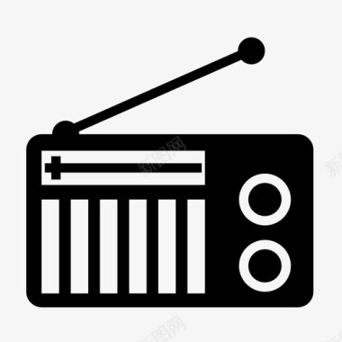 收音机广播调频图标图标