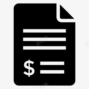 财务文档文件文档记录图标图标