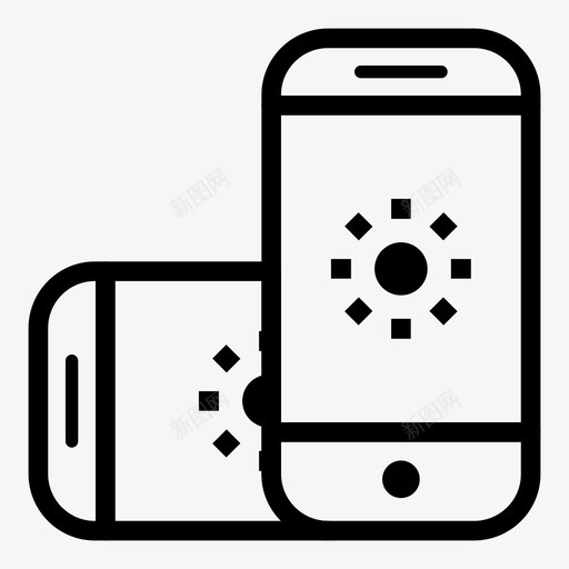 智能手机亮度模型智能手机模型1图标svg_新图网 https://ixintu.com 智能手机亮度 智能手机模型1 模型