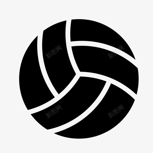 icon-22-volleyballsvg_新图网 https://ixintu.com icon-22-volleyball