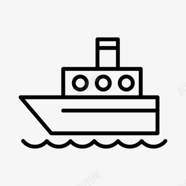 船海旅行运输图标图标