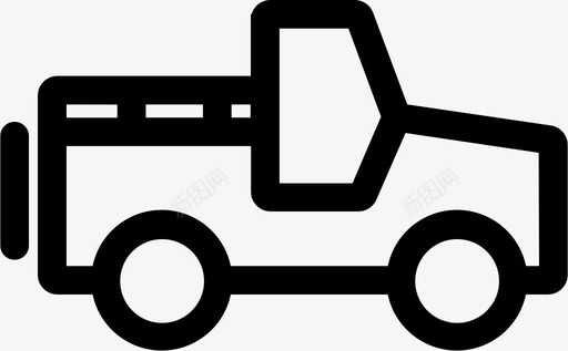 吉普车汽车卡车图标图标