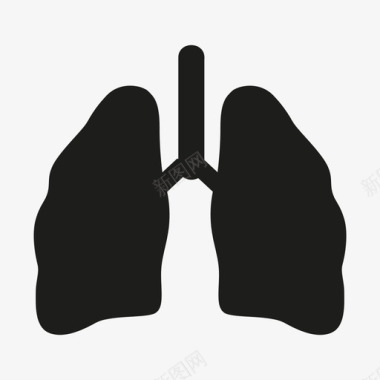 肺骨头干骨头图标图标