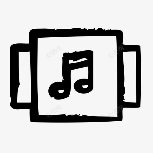 封面器乐乐器图标svg_新图网 https://ixintu.com 乐器 器乐 声音 封面 旋律 素描 音乐