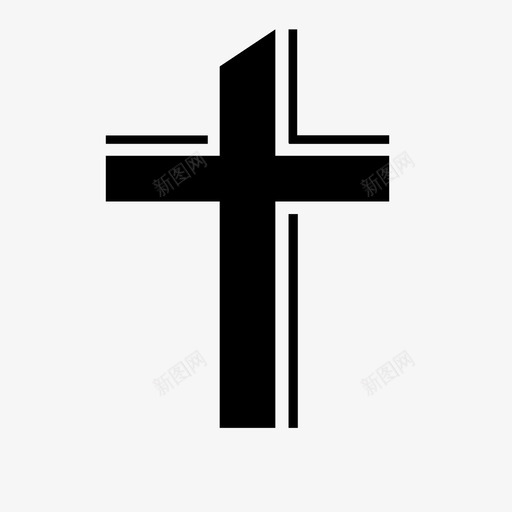 十字架3d十字架基督图标svg_新图网 https://ixintu.com 3d十字架 十字架 基督 基督徒