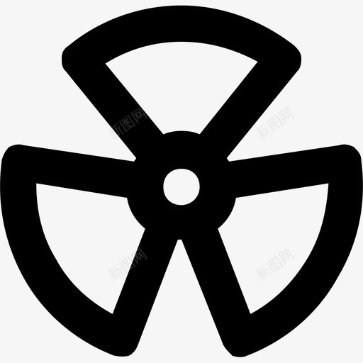放射性危险核图标svg_新图网 https://ixintu.com 危险 放射性 有毒 核 科技线图标 辐射