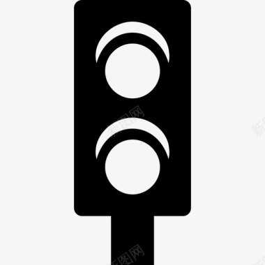 交通灯形状传递图标图标