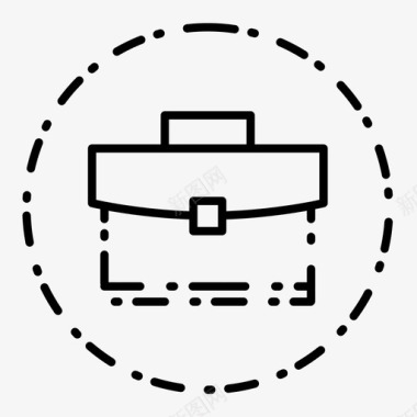 公文包手提箱搜索引擎优化图标图标