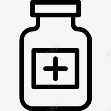 药罐胶囊药物图标图标